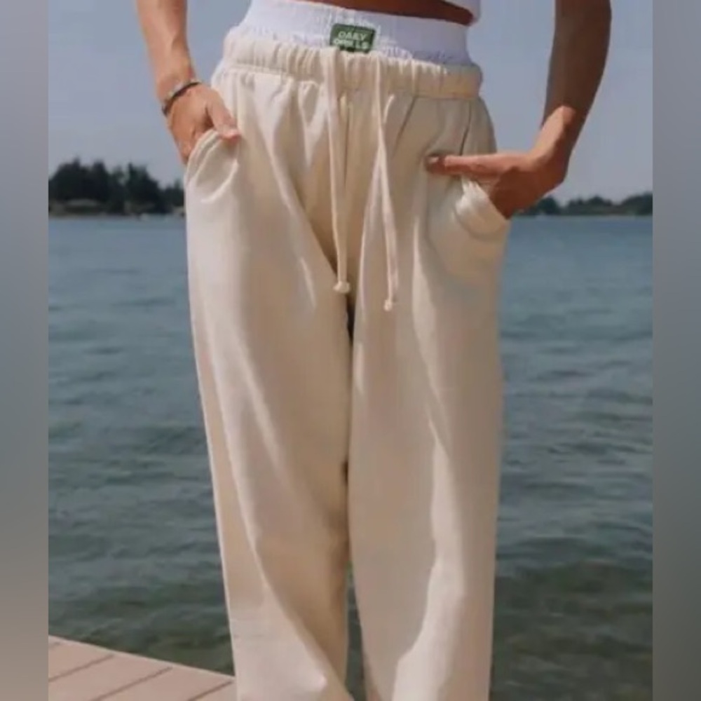 daily drills boxer sand tan sweatpants XS/S